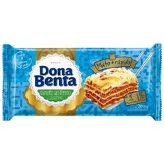 Lasanha Direto Forno 12 Unidades 200G Dona Benta