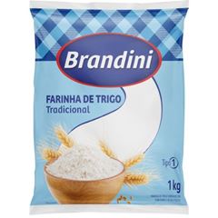 Farinha De Trigo Brandini Sem Fermento 1Kg