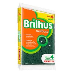 Esponja Brilhus Multiuso Leve4Pague3