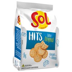 Biscoito Original Sol Hits Pacote 80G