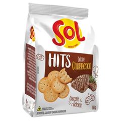 Biscoito Salgado Sol Hits Churrasco 80G