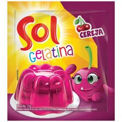 Gelatina Sol Cereja Sache 25G