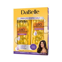 Kit Dabelle Shampoo + Condicionador Liso Arrasador 200Ml