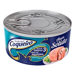 Atum Solido Em Oleo Coqueiro Lata 120G