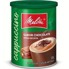 Cappuccino Soluvel De Chocolate Melitta 200G