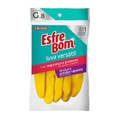 Luva G Versatil Latex Esfrebom