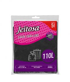 Saco Para Lixo Almofada De 110 Litros Jeitosa