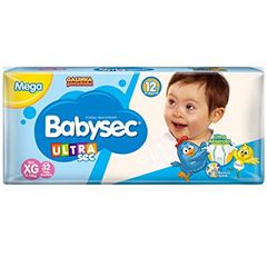 Fralda Babysec Ultrasec Mega Galinha Pintadinha Xg