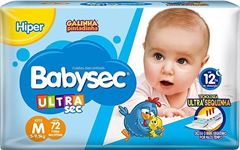 Fraldas Babysec M Descartaveis Ultrasec Galinha Pintadinha