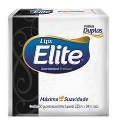 Guardanapo Elite Lips Folha Dupla Pequeno Com 50 Und