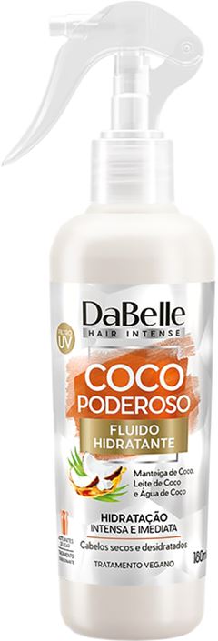 FLUIDO HIDRATANTE DABELLE 180ML COCO PODEROSO SPRAY