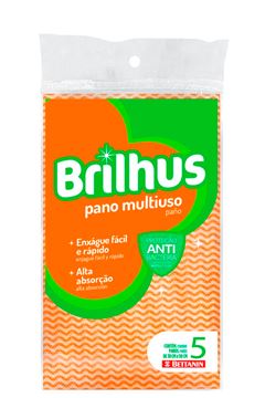 PANO MULTIUSO LARANJA ALMOFADA BRILHUS